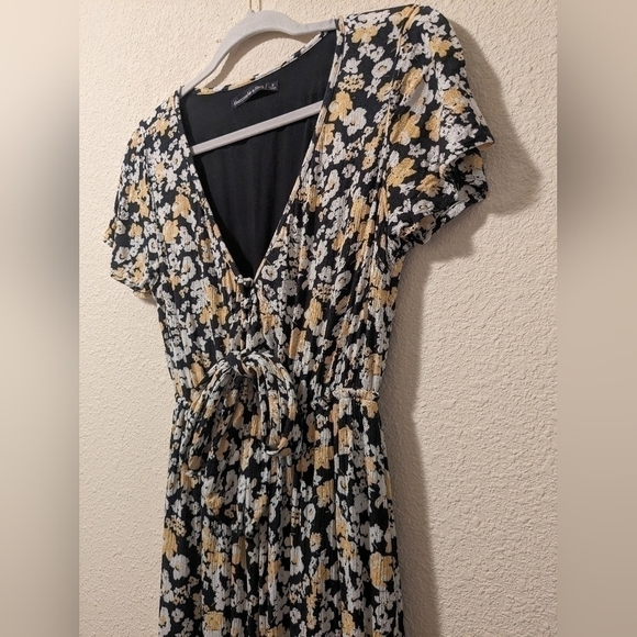 Abercrombie & Fitch Floral High-Low Flare Midi Sundress Boho Bohemian - Picture 11 of 14